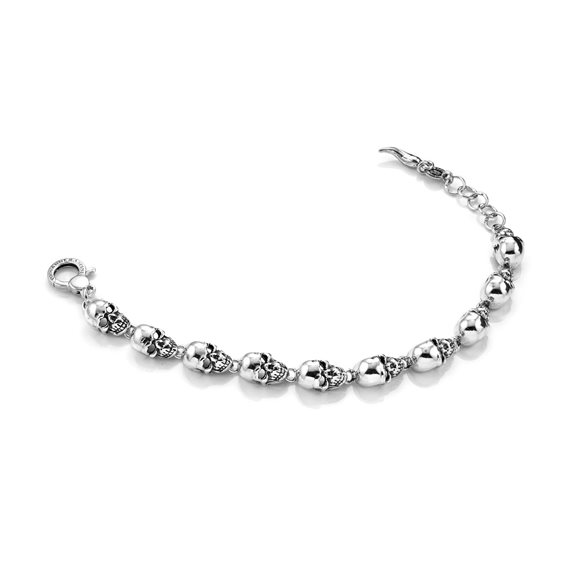 Pulsera Giovanni Raspini Hombre Teschi in Plata 07499 - 07499